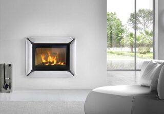Каминная облицовка Piazzetta ESSEN(Цвет керамики Bianco Grigio, Для топок MA 263 / MC 90/44)