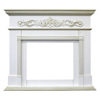 Портал RealFlame Бетховен (Beethoven) 25.5/26(Белый дуб с золотой патиной (WT-519G))