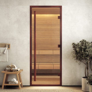 Дверь DoorWood Хамам Aрт Wood 52 Сатин(Размер 2100*800 мм, Расположение Правая)