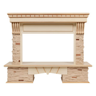 Портал RealFlame Sorento 33 WT(Белый дуб с бежевой патиной (WT-619B))