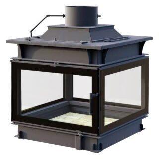 Каминная топка Astov П4С 800(Футеровка 3D панели)