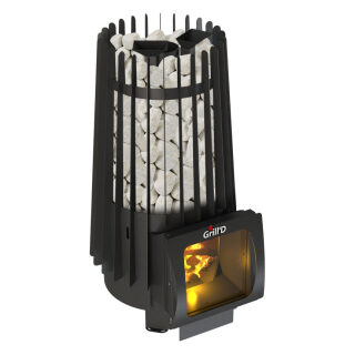 Печь для бани Grill-D Cometa Vega 180 Short Window Max(Нержавеющая сталь (Pro))