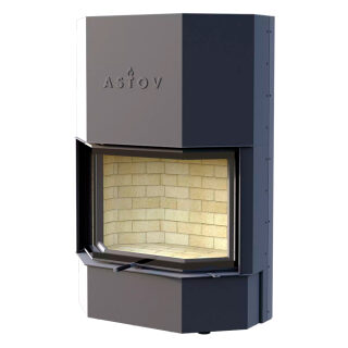 Каминная топка Astov ПП 8857(Футеровка темная керамика)
