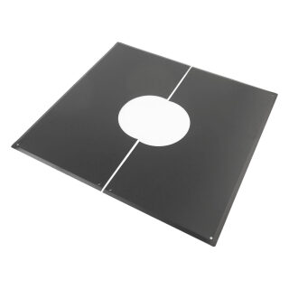 Декоративная пластина Везувий BLACK (AISI 430)(Диаметр Ø 200 мм, Угол 0°- 5°)