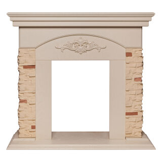 Портал RealFlame Ланкастер (Neapolis) STD(Айвори (WT-F612))