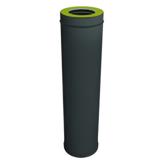 Труба Вулкан VBR50 L-500 мм (black, AISI 321/439/0,5мм)(Ø 120/220 мм)