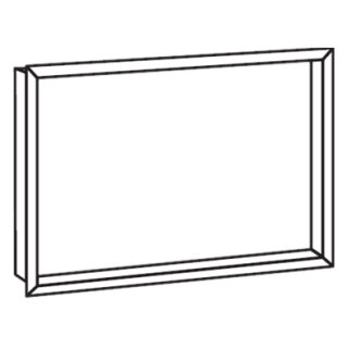 Рамка декоративная для топок Astov с тремя стеклами(Модель топки П3С 53(84)57)
