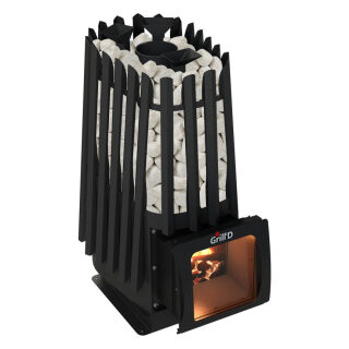 Печь для бани Grill-D Cometa Vega 350 Short Window Max(Котловая сталь)