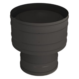 Дефлектор Вулкан VBR50 (black, AISI 321/439/0,5мм)(Ø 150/250 мм)