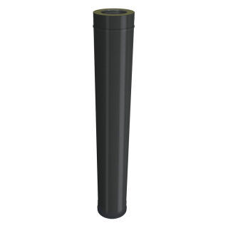 Труба Вулкан VBR50 L-1000 мм (black, AISI 321/439/0,5мм)(Ø 120/220 мм)