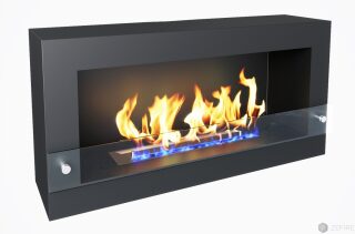 Биокамин Zefire Constant 1200(Цвет Чёрный, Стемалит Со стемалитом)