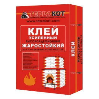 Клей жаростойкий усиленный Терракот(3 кг)
