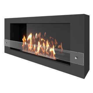 Биокамин SteelHeat WALL LONG 1200 LITE(Стекло Со стеклом, Стемалит Со стемалитом)