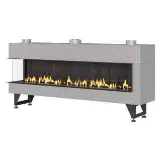 Газовый камин Airtone Gassi 1800 угловой (баллоный газ)(Правый)