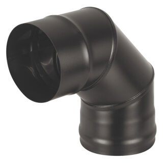 Колено Везувий BLACK (AISI 430/0,8мм) 90°(Ø 120 мм)