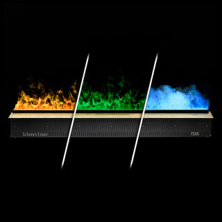 Встраиваемый камин-увлажнитель Schones Feuer 3D Hot Line 1500(RGB) (Панель Латунная)