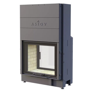 Каминная топка Astov ПТ 7363(Футеровка темная керамика)