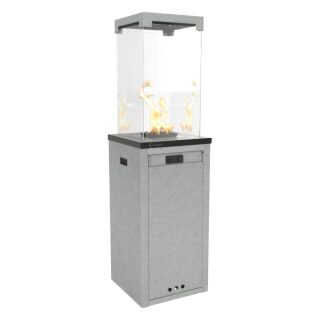 Газовый камин Kratki PATIO/LIGHT с ручным управлением(Гранит)