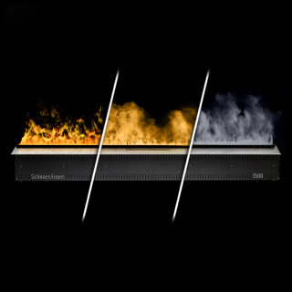 Встраиваемый камин-увлажнитель Schones Feuer 3D Hot Line 1500(Классический) (Панель Нержавеющая)