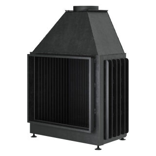 Каминная топка Warmhaus Flat 90/70(Футеровка - 3D панели)