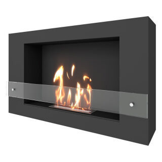 Биокамин SteelHeat WALL LONG 900 LITE(Стекло Со стеклом, Стемалит Без стемалита)