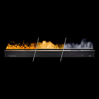 Встраиваемый камин-увлажнитель Schones Feuer 3D Hot Line 3000(Классический) (Панель Нержавеющая)