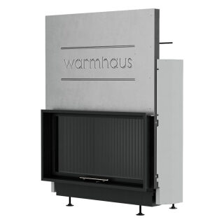 Каминная топка Warmhaus Flat 100/57h(Футеровка - 3D панели)