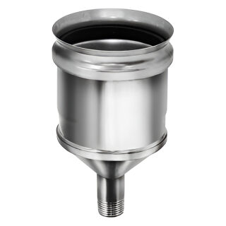 Конденсатосборник Вулкан VCR (нержавейка, AISI 321/304/0,5мм)(Ø 80/130 мм)