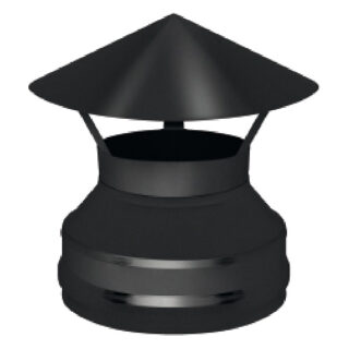 Оголовок Везувий BLACK (AISI 430/0,5мм)(Ø 120/200 мм)