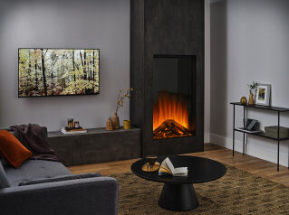Электрический очаг British Fires New Forest Tall Deluxe Knightwood