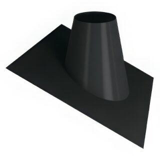 Кровельный элемент Вулкан VBR50 0°/20° (black, AISI 439/0,5мм)(Ø 150/250 мм)