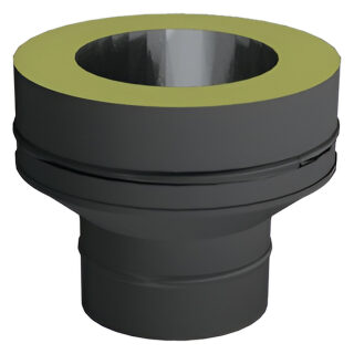 Переходник Моно-Термо Вулкан VBR50 (black, AISI 321/439/0,5мм)(Ø 115/210 мм)
