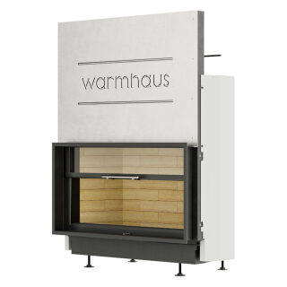 Каминная топка Warmhaus Flat 100/57h(Футеровка - 3D панели)