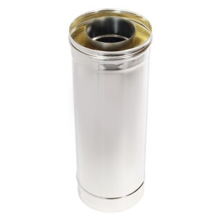 Труба ТиС Термо L500 ТТ-Р с хомутом, AISI 316/AISI 304 (Ø 150/250)