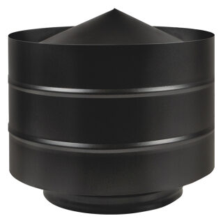 Дефлектор Везувий BLACK (AISI 430/0,5мм)(Ø 120/200 мм)
