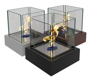 Биокамин Zefire Quant metall(Чёрный)