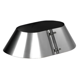Юбка Вулкан VOR (нержавейка, AISI 321/0,5мм)(Ø 120/240 мм)