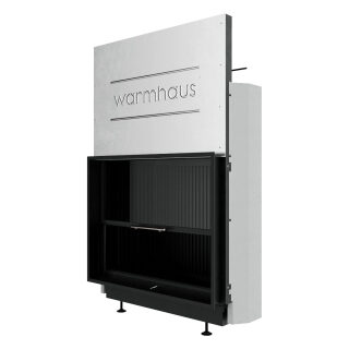 Каминная топка Warmhaus Flat 120/80h(Футеровка - 3D панели)