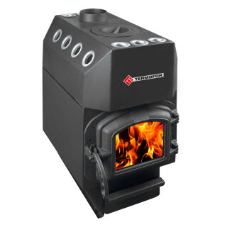 Отопительная печь Термофор Ставр 9(с чугун. кружком и чугун. дверцей)