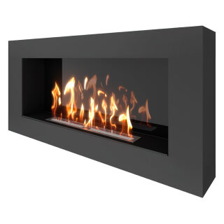 Биокамин SteelHeat WALL GRAND 1200 LITE(Стекло Без стекла, Стемалит Со стемалитом)