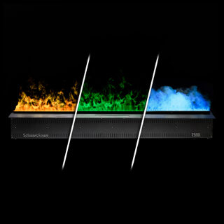 Встраиваемый камин-увлажнитель Schones Feuer 3D Hot Line 1500(RGB) (Панель Чёрная)