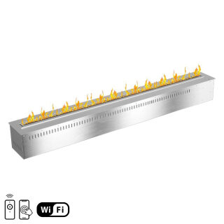 Автоматический биокамин SteelHeat AB Fire Line 1500(Серебристый + Wi-Fi)