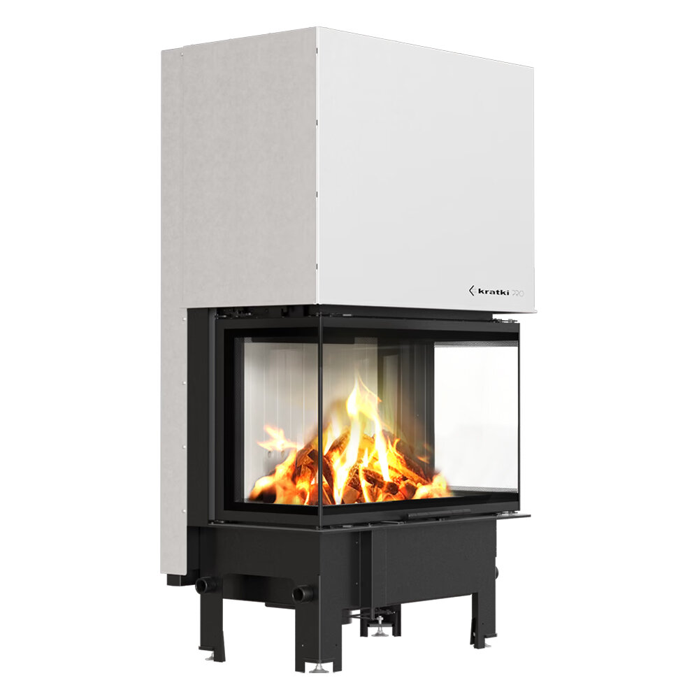 Каминная топка Kratki REGNOR 800/400(Футеровка Черная, Доводчик Есть)