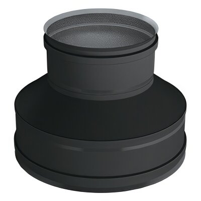 Переходник моно-термо Вулкан VBR (black, AISI 439/0,5мм)(Диаметр Ø 115 мм)