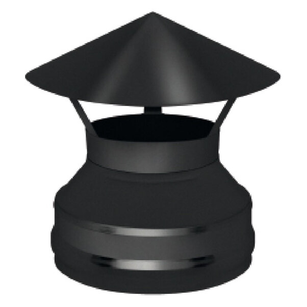 Оголовок Везувий BLACK (AISI 430/0,5мм)(Ø 200/300 мм)