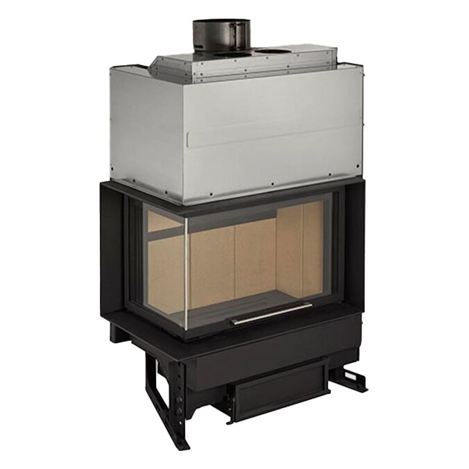 Каминная топка Rocal G-300 LD/LI(Расположение LI (левая), Охладитель дыма plus 200 - охладитель дыма в комплекте)