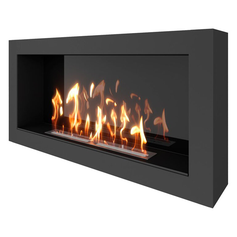 Биокамин SteelHeat WALL ONE 1100 LITE(Стекло Без стекла, Стемалит Со стемалитом)