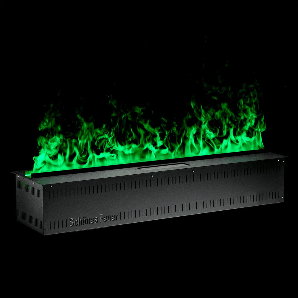 Электрический очаг Schones Feuer 3D Hot Line 1500(Цвет пламени Классический, Панель Нержавеющая)