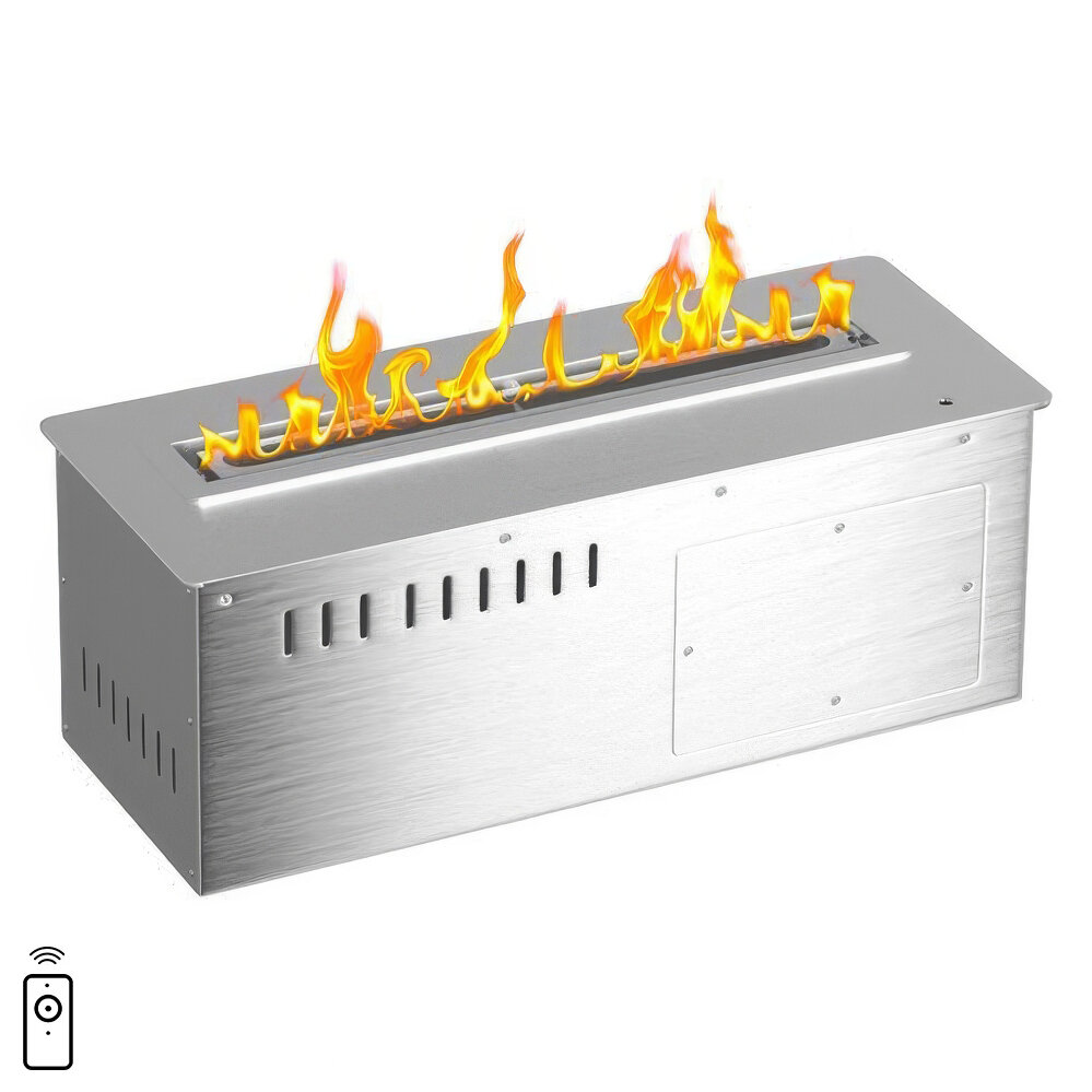 Автоматический биокамин SteelHeat AB Fire Line 450(Серебристый + Wi-Fi)