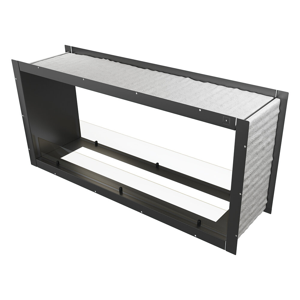 Механический сквозной короб Airtone (Black Powder / Черный матовый)(Размеры 2200 мм)